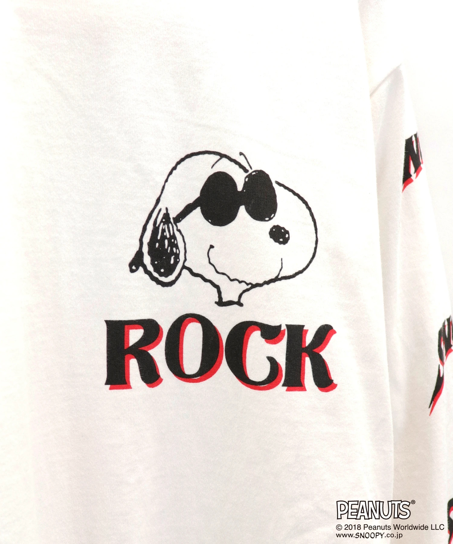 Sb Peanuts Rock N Roll Snoopy ロングスリーブ Tシャツ ファッション通販 Sanko Bazaar サンコーバザール