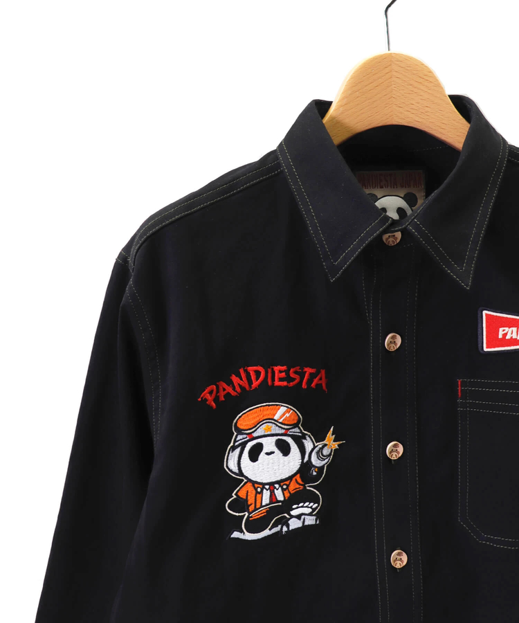 PANDIESTA(パンディエスタ) |SB 熊猫謹製 宇宙警備隊 コットン L/Sシャツ(541852)
