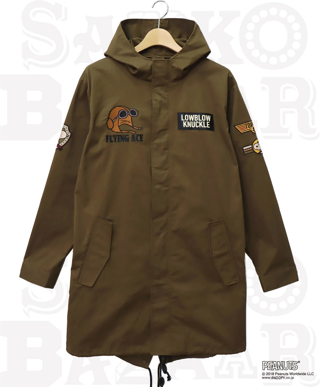 SB PEANUTS LBK FLYING ACE モッズコート(592401