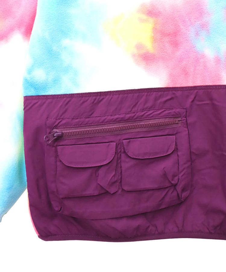 PANDIESTA(パンディエスタ) |SB PANCAMDA タイダイ ボアフリース ジャケット(592367)