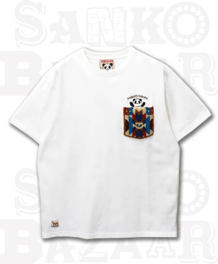 SB 熊猫謹製 ネイティブ サガラ刺繍 ポケット S/STee (523200 ...