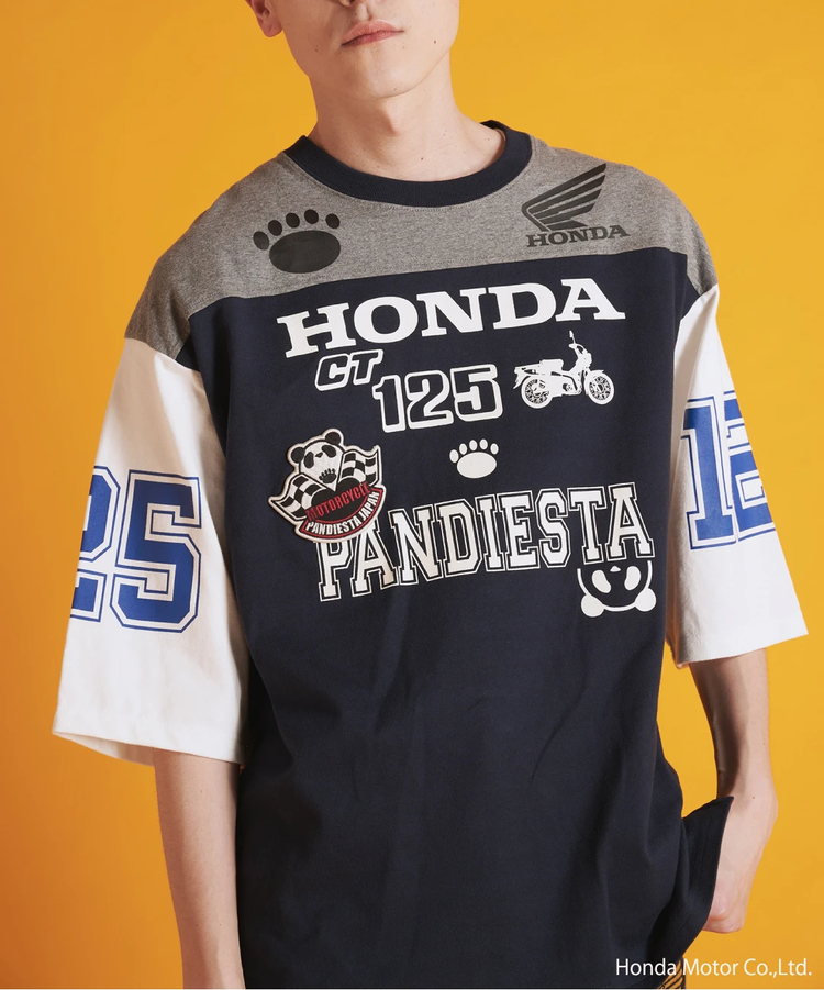 PANDIESTA(パンディエスタ) |SB Honda×Pandiesta CT125 フットボール S/STee コラボ企画(523501)