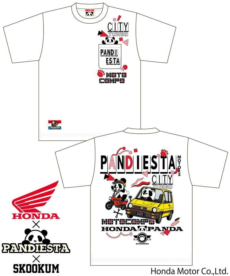 PANDIESTA(パンディエスタ) |SB Honda×Pandiesta CITY&MOTOCOMPO S/STee コラボ企画(523504)