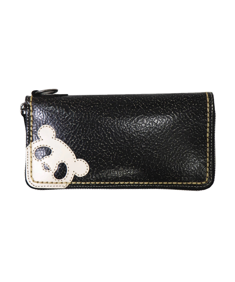 PANDIESTA(パンディエスタ) |SB 熊猫謹製 クラック加工 ラウンドジップ ウォレット 財布(533451)