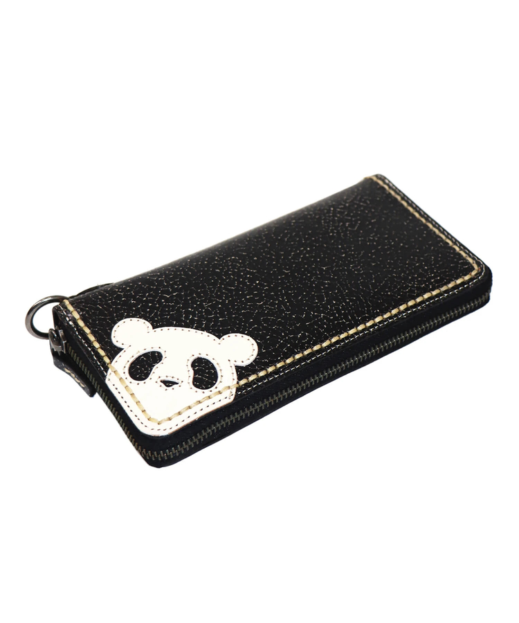 PANDIESTA(パンディエスタ) |SB 熊猫謹製 クラック加工 ラウンドジップ ウォレット 財布(533451)
