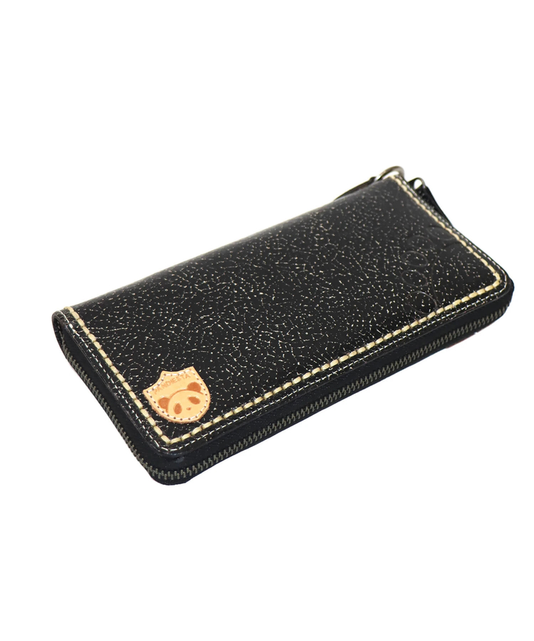 PANDIESTA(パンディエスタ) |SB 熊猫謹製 クラック加工 ラウンドジップ ウォレット 財布(533451)