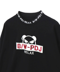 PANDIESTA(パンディエスタ) |SB B/W-PDJ  襟ジャガード バンダナ柄 ルーズ L/STee(533855)