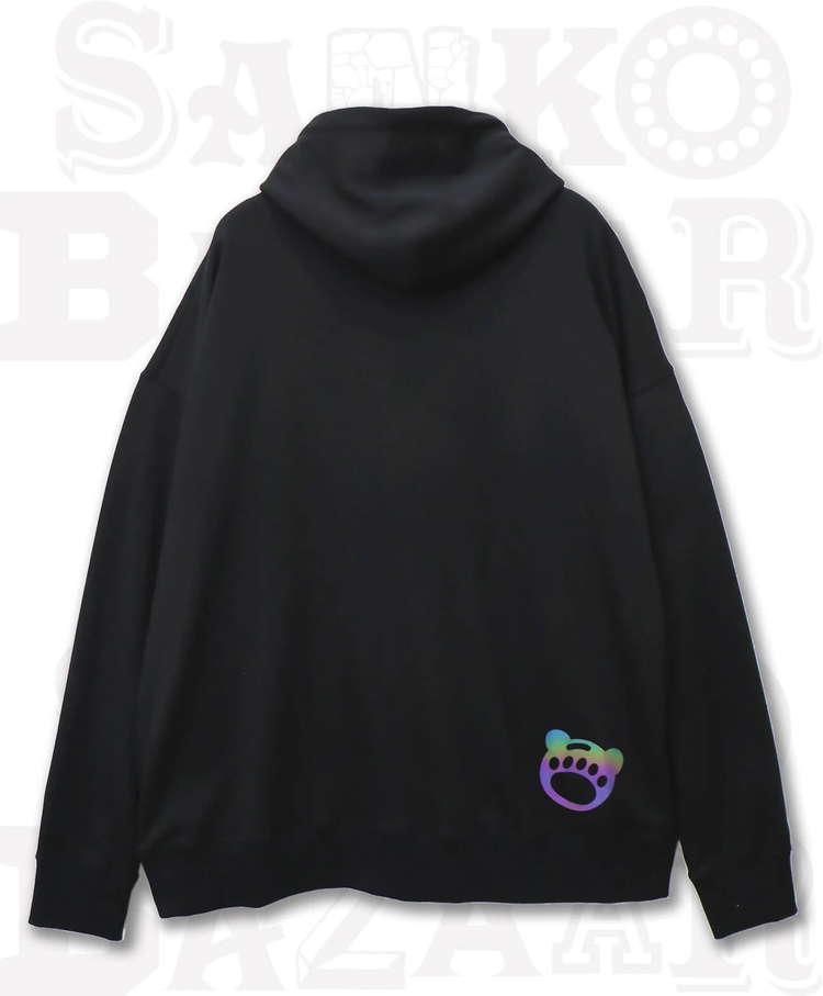 SB B/W-PDJ アイコンアップリケ ルーズ プルパーカー(533857