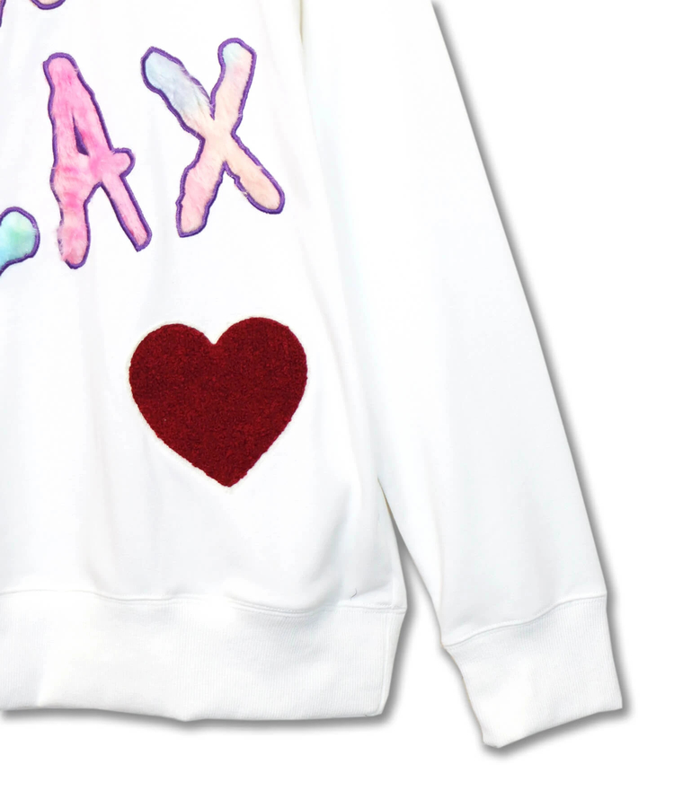 PANDIESTA(パンディエスタ) |SB B/W-PDJ  フェイクファーロゴ ルーズ プルパーカー(533858)