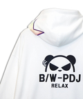 PANDIESTA(パンディエスタ) |SB B/W-PDJ  フェイクファーロゴ ルーズ プルパーカー(533858)