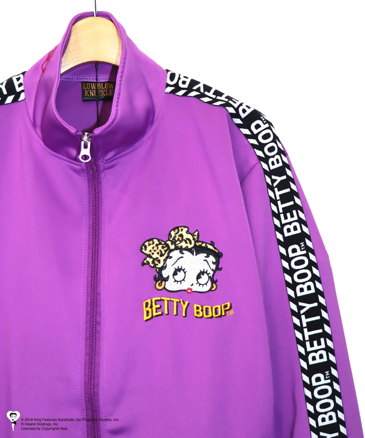 【即完売】BETTY BOOP ベティーブープ バッグロゴ  トラックジャケット