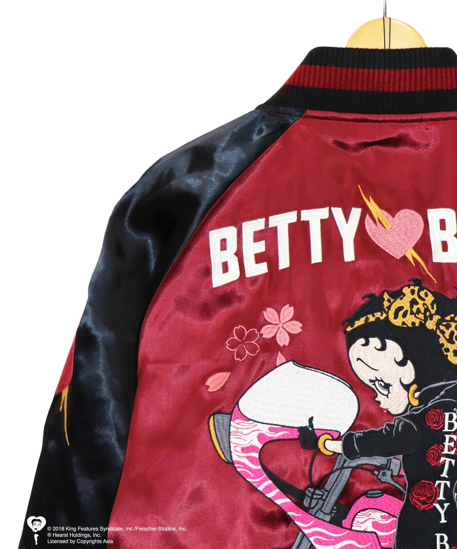 SB BETTYBOOP LBK ヤンキー 特攻 BETTY リバーシブルブルゾン