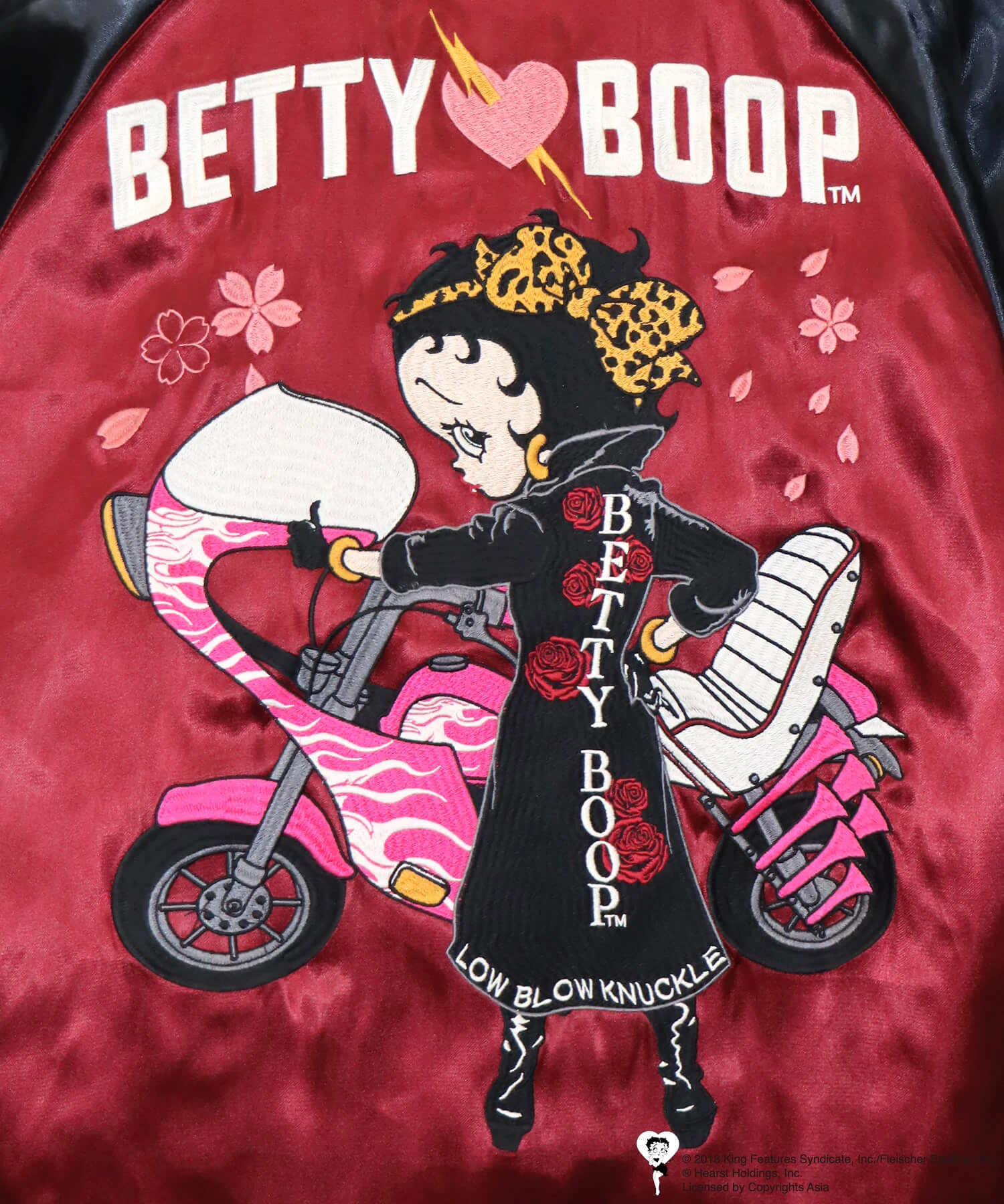 SB BETTYBOOP LBK ヤンキー 特攻 BETTY リバーシブルブルゾン(533871 