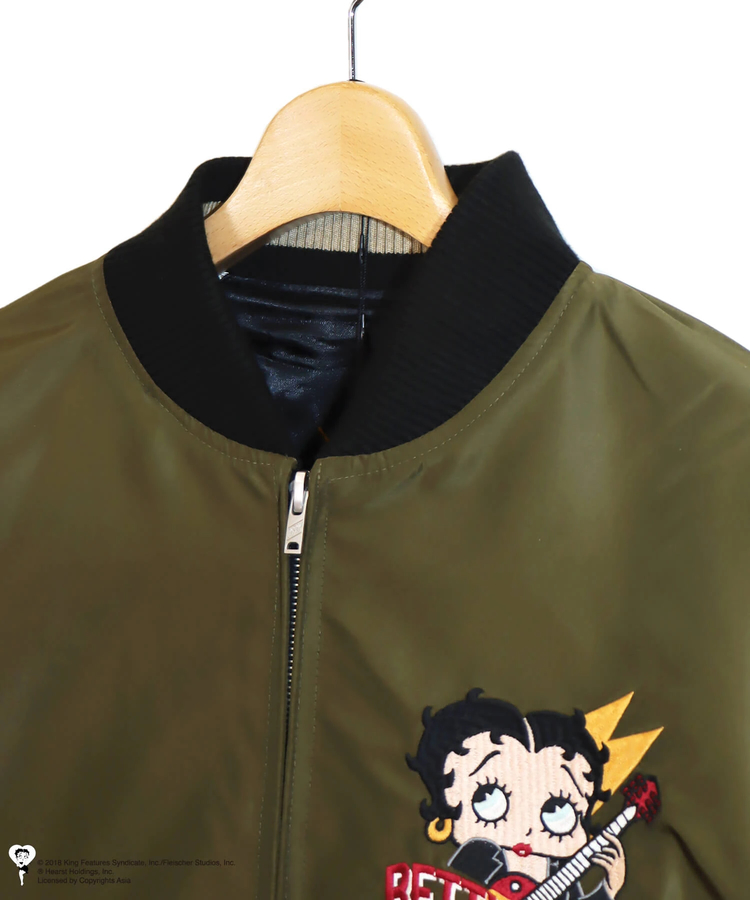 PANDIESTA(パンディエスタ) |SB BETTYBOOP LBK ヤンキー 特攻 BETTY リバーシブルブルゾン(533871)