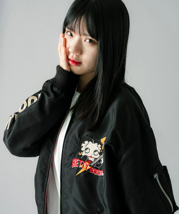 PANDIESTA(パンディエスタ) |SB BETTYBOOP LBK ヤンキー 特攻 BETTY リバーシブルブルゾン(533871)