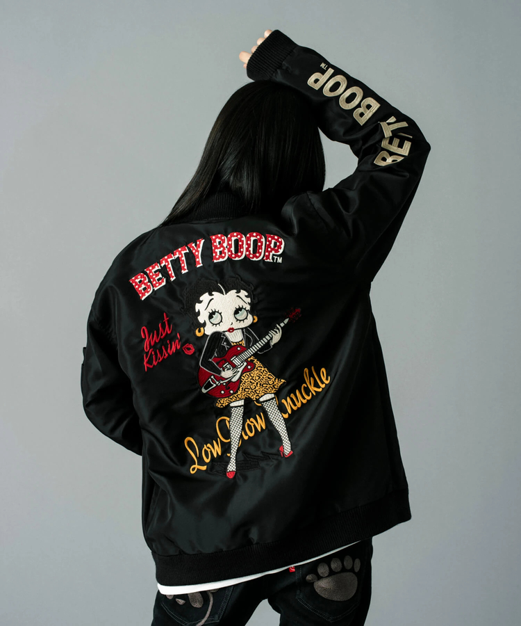 PANDIESTA(パンディエスタ) |SB BETTYBOOP LBK ヤンキー 特攻 BETTY リバーシブルブルゾン(533871)