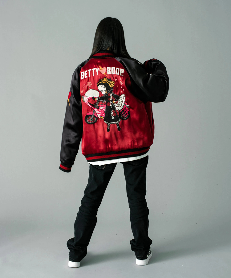 PANDIESTA(パンディエスタ) |SB BETTYBOOP LBK ヤンキー 特攻 BETTY リバーシブルブルゾン(533871)
