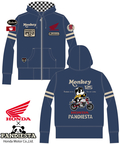 PANDIESTA(パンディエスタ) |SB Honda×Pandiesta Monkey125 レトロ フルジップパーカー コラボ企画(533506)