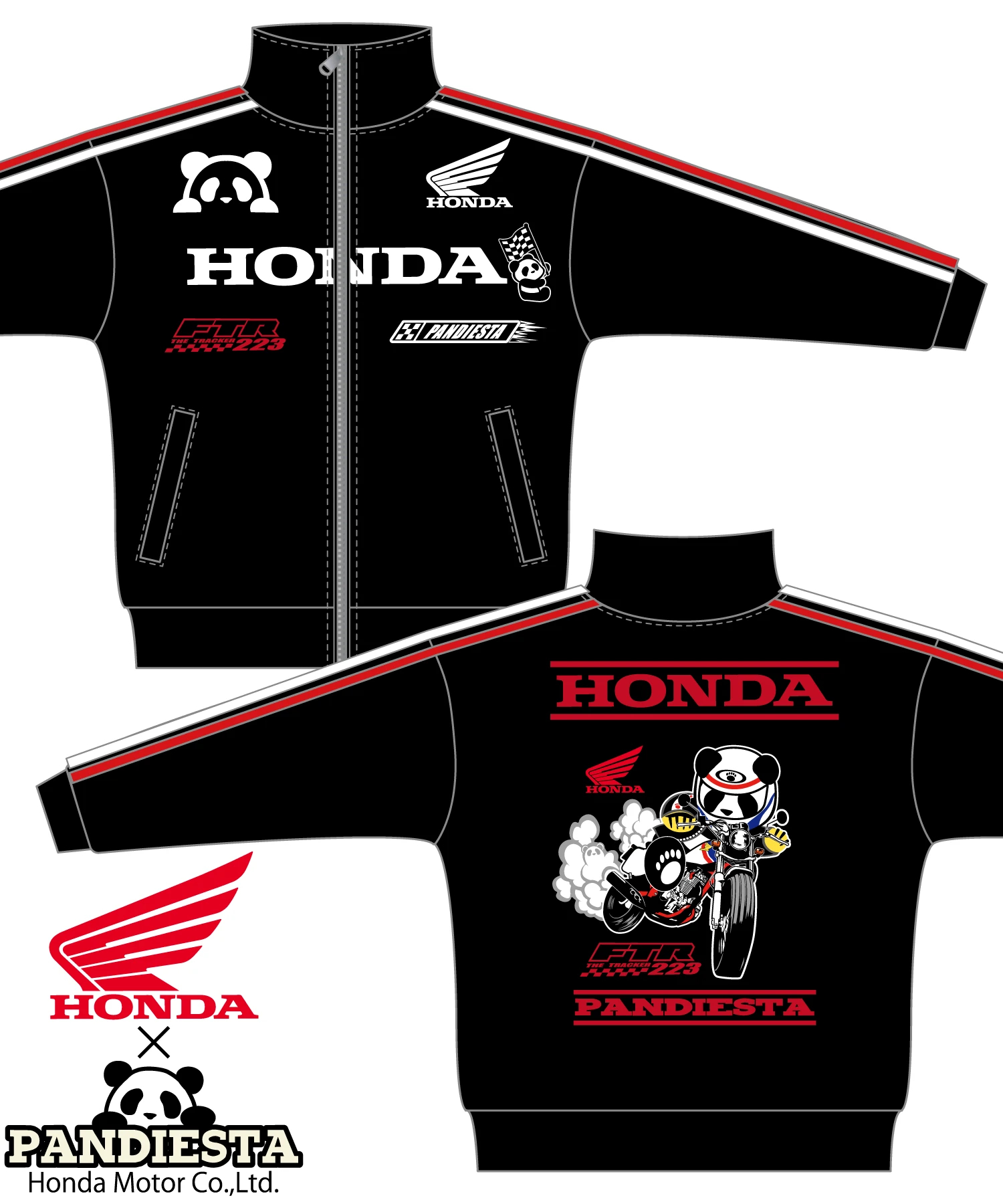 SB Honda×Pandiesta FTR223 ダートトラックジャージ コラボ企画(533507