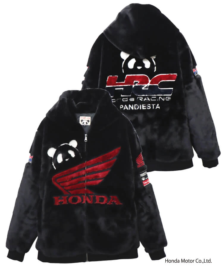 SB Honda×Pandiesta HRC フェイクファー フルジップパーカー コラボ