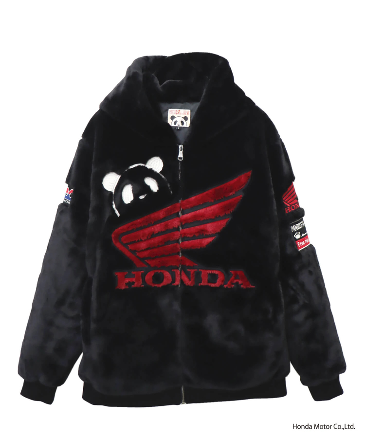 SB Honda×Pandiesta HRC フェイクファー フルジップパーカー コラボ