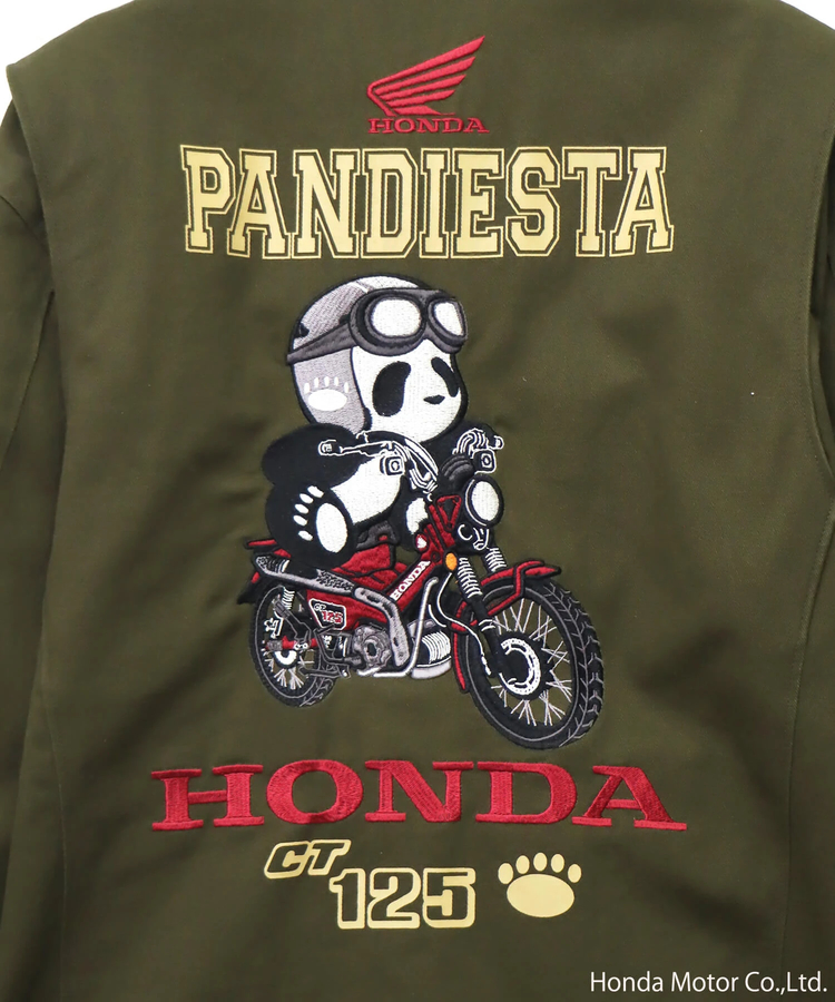 SB Honda×Pandiesta CT125 コットンダブルライダース コラボ企画 