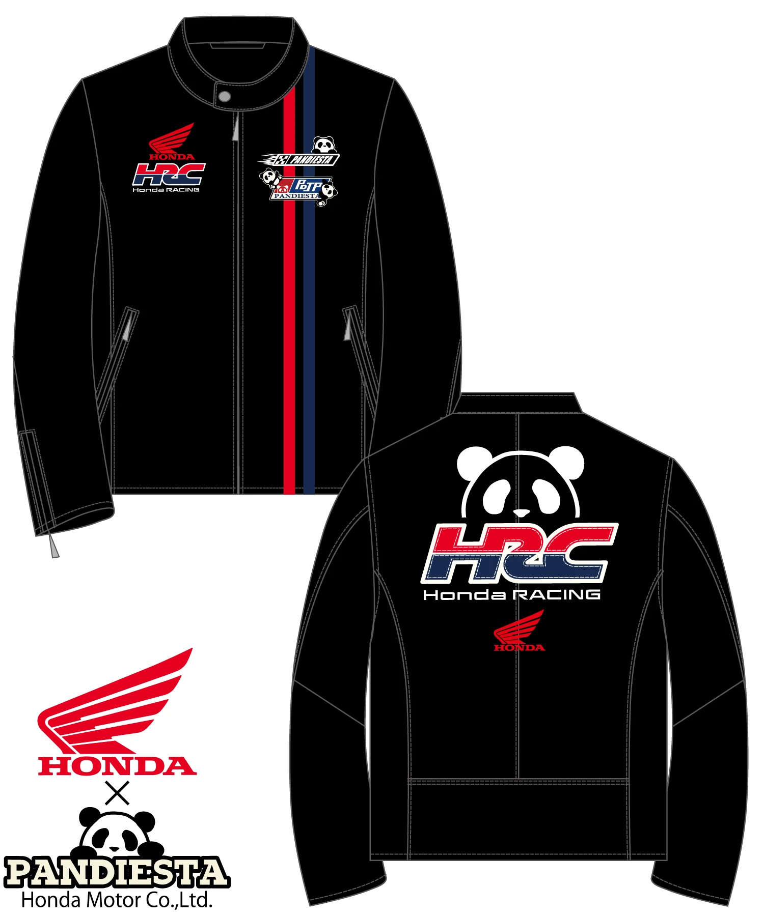 SB Honda×Pandiesta HRC ラムレザー レーシングジャケット コラボ企画 
