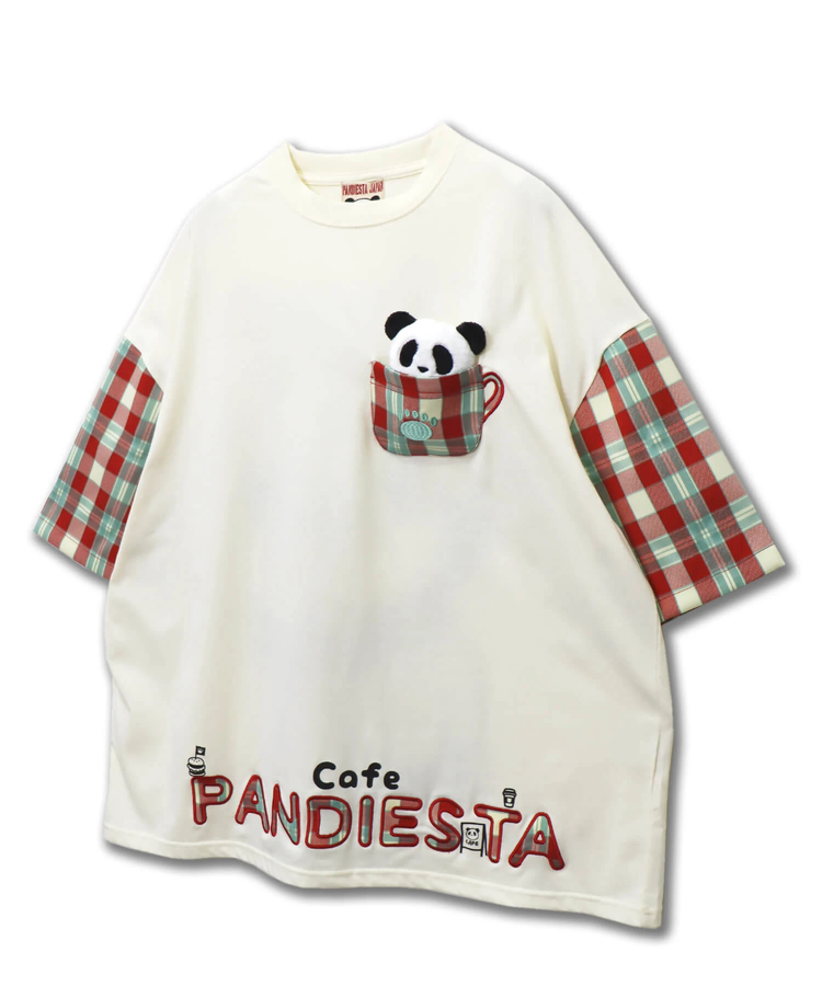 PANDIESTA(パンディエスタ) |SB PANDIESTA PND CAFE ぬいぐるみ付 BIG S/S Tee(554470)
