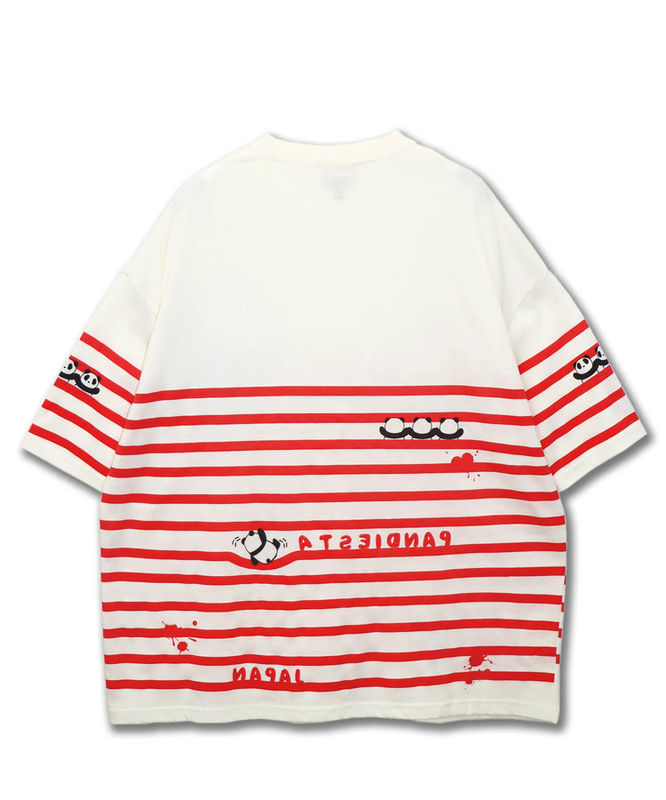 PANDIESTA(パンディエスタ) |SB PANDIESTA ボーダー ぬいぐるみ付 BIG S/S Tee(554472)