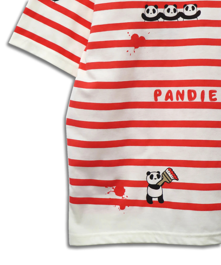 PANDIESTA(パンディエスタ) |SB PANDIESTA ボーダー ぬいぐるみ付 BIG S/S Tee(554472)