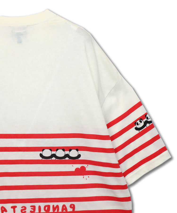 PANDIESTA(パンディエスタ) |SB PANDIESTA ボーダー ぬいぐるみ付 BIG S/S Tee(554472)