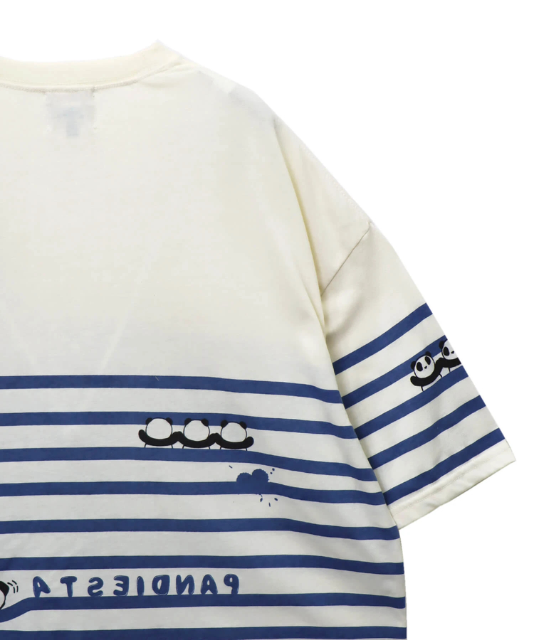 PANDIESTA(パンディエスタ) |SB PANDIESTA ボーダー ぬいぐるみ付 BIG S/S Tee(554472)