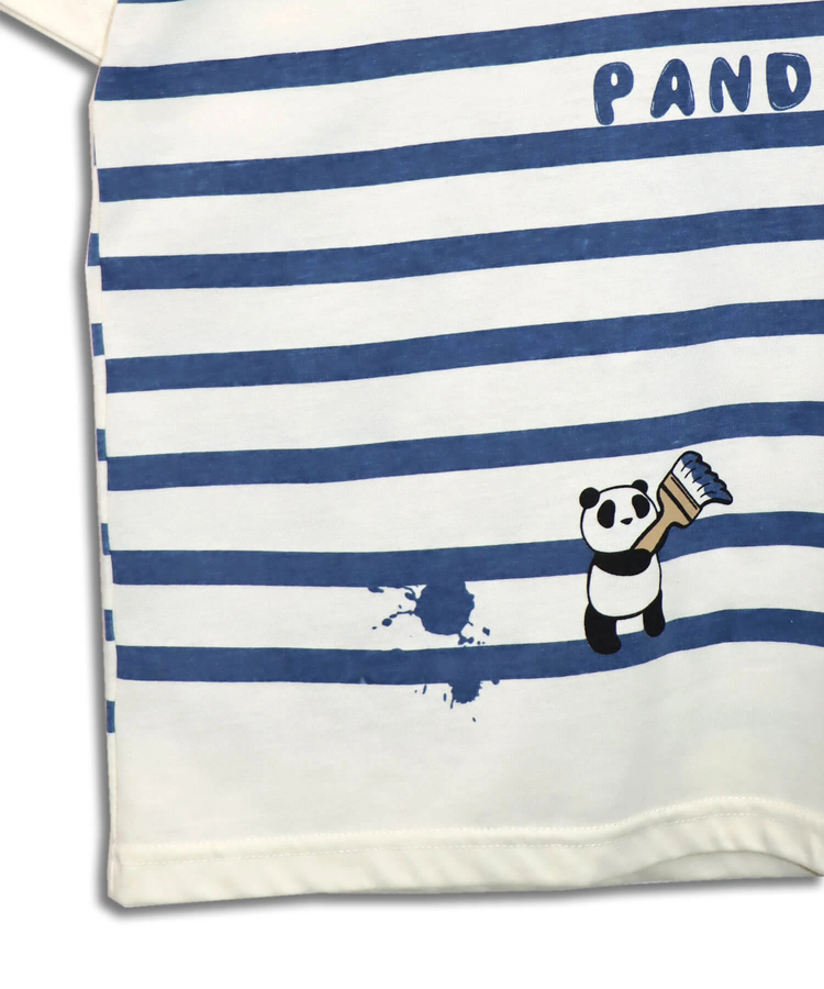 PANDIESTA(パンディエスタ) |SB PANDIESTA ボーダー ぬいぐるみ付 BIG S/S Tee(554472)