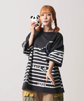PANDIESTA(パンディエスタ) |SB PANDIESTA ボーダー ぬいぐるみ付 BIG S/S Tee(554472)