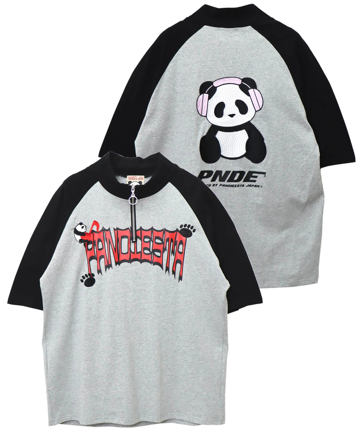 PANDIESTA(パンディエスタ) |SB PANDIESTA パンダさん ハーフジップ S/S Tee(554101)