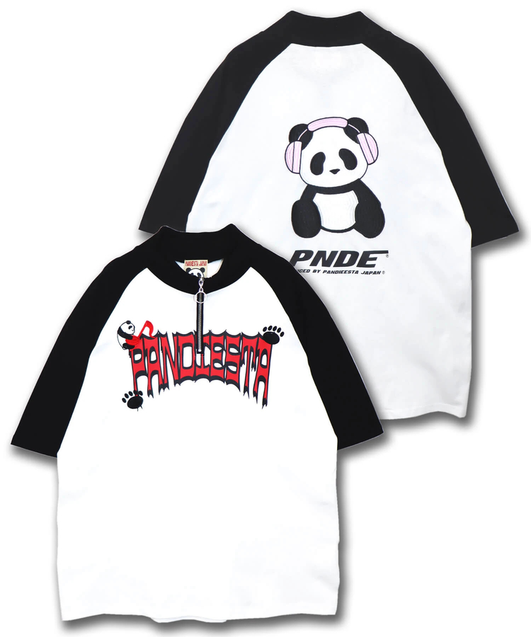 PANDIESTA(パンディエスタ) |SB PANDIESTA パンダさん ハーフジップ S/S Tee(554101)