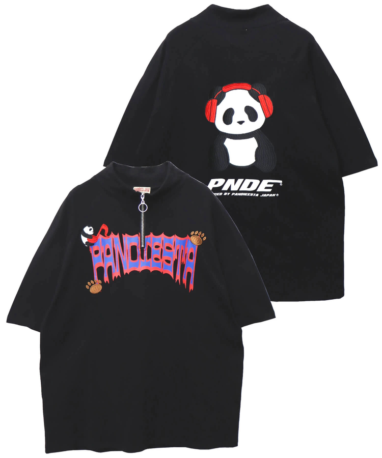 PANDIESTA(パンディエスタ) |SB PANDIESTA パンダさん ハーフジップ S/S Tee(554101)