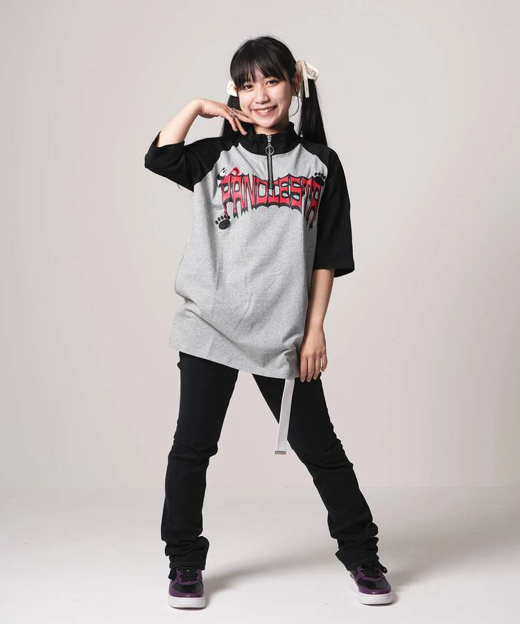 PANDIESTA(パンディエスタ) |SB PANDIESTA パンダさん ハーフジップ S/S Tee(554101)