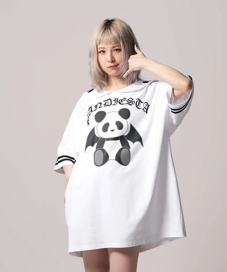 SB 熊猫印 パンダさん デビル セーラー BIG S/S Tee(554104 