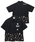 PANDIESTA(パンディエスタ) |SB 熊猫印 ワールドトラベル パンダ 裾刺繍 S/S ボタンシャツ(554201)