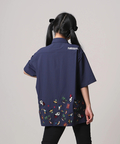 PANDIESTA(パンディエスタ) |SB 熊猫印 ワールドトラベル パンダ 裾刺繍 S/S ボタンシャツ(554201)
