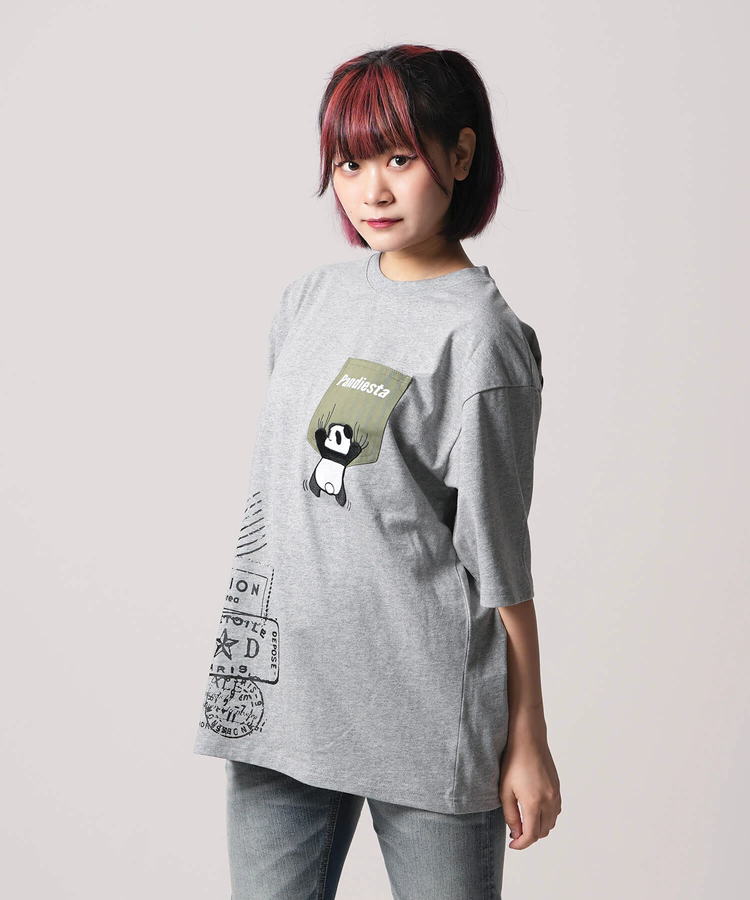 SB PANDIESTA ぶら下がりパンダ S/S Tee(554956)｜ファッション