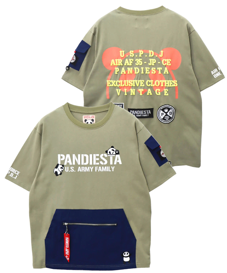 SB PANDIESTA PDJ-ARMY カンガルーポケット S/S Tee(554950 