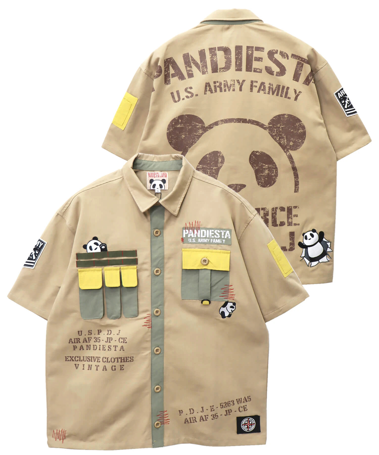 PANDIESTA(パンディエスタ) |SB PANDIESTA PDJ-ARMY ミリタリーシャツ(554952)