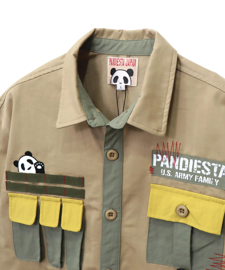 SB PANDIESTA PDJ-ARMY ミリタリーシャツ(554952)｜ファッション通販 