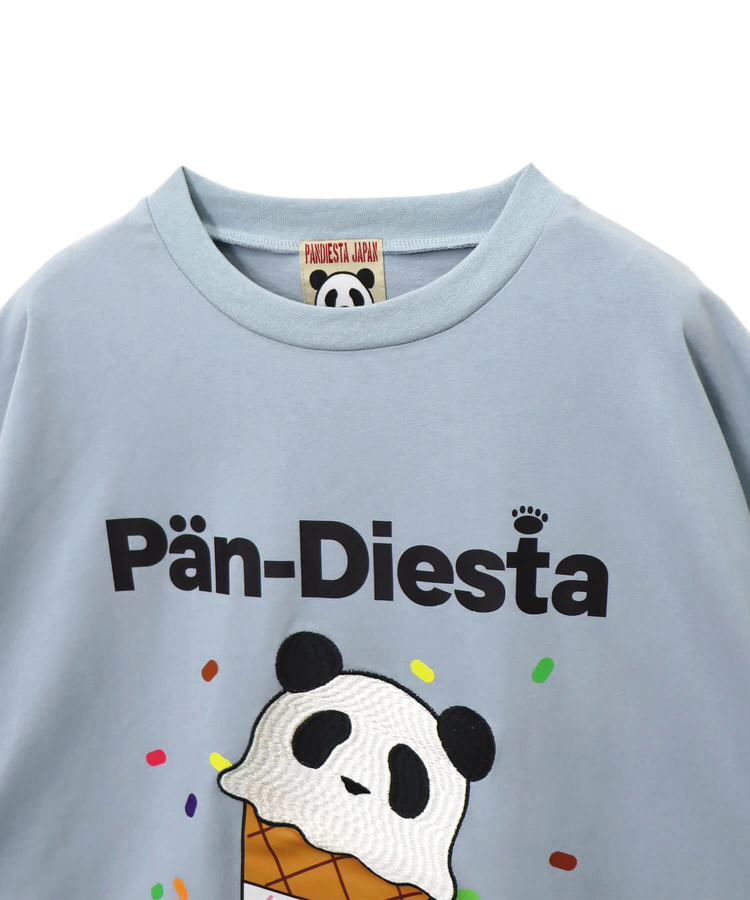 SB 小さいサイズ PANDIESTA パンダさん アイスクリーム S/S Tee