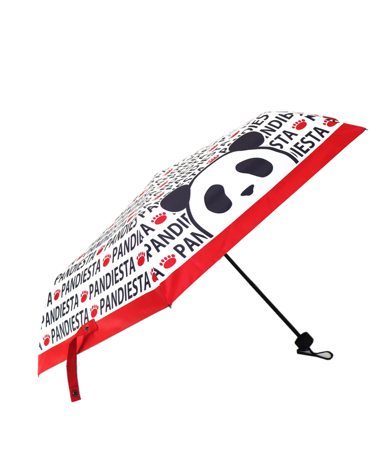 SB 熊猫謹製 PDJロゴ 折りたたみ傘 UVコート ホワイト(554041 