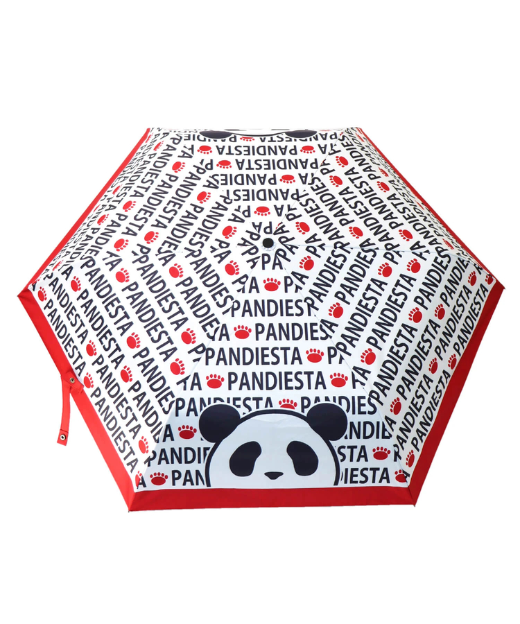SB 熊猫謹製 PDJロゴ 折りたたみ傘 UVコート ホワイト(554041 