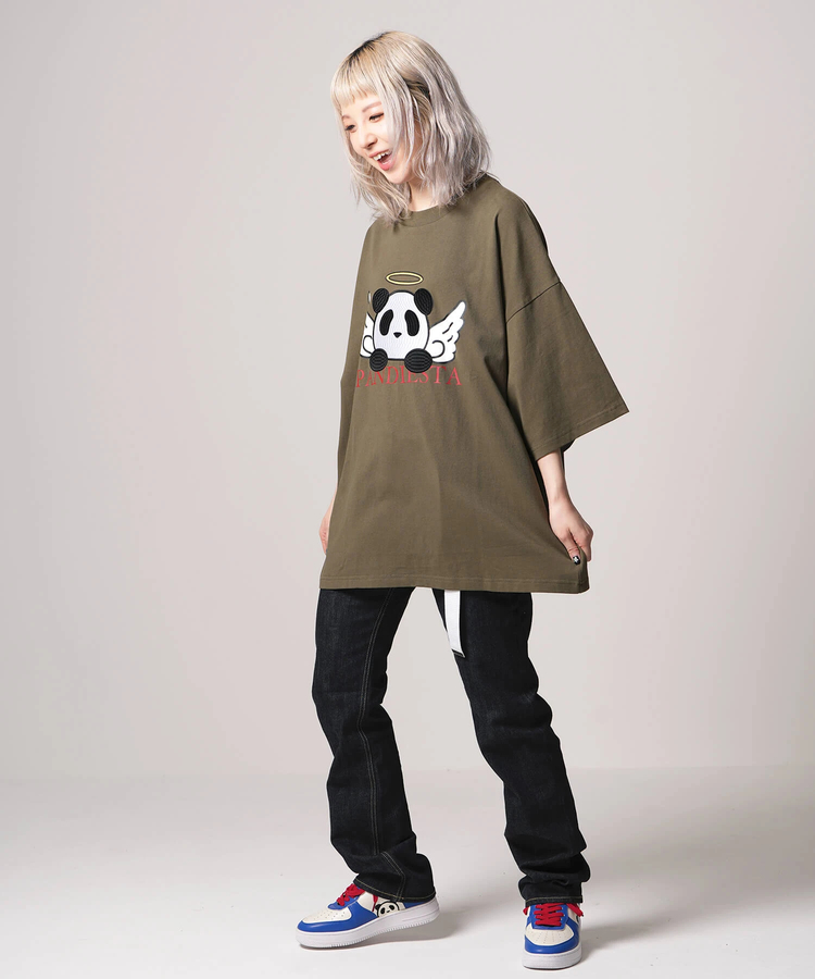 ぱんださん SB PANDIESTA 天使のぱんださん BIG Tee(554106 MENS)｜ファッション