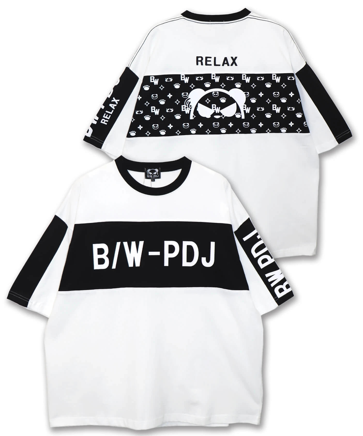 PANDIESTA(パンディエスタ) |SB B/W-PDJ 切替モノグラム BIG Tee(554876)